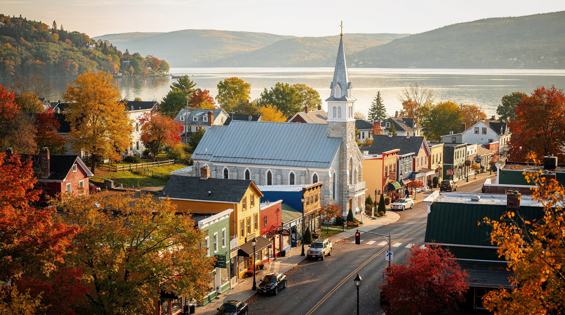 Charlevoix coastline along the St. Lawrence.