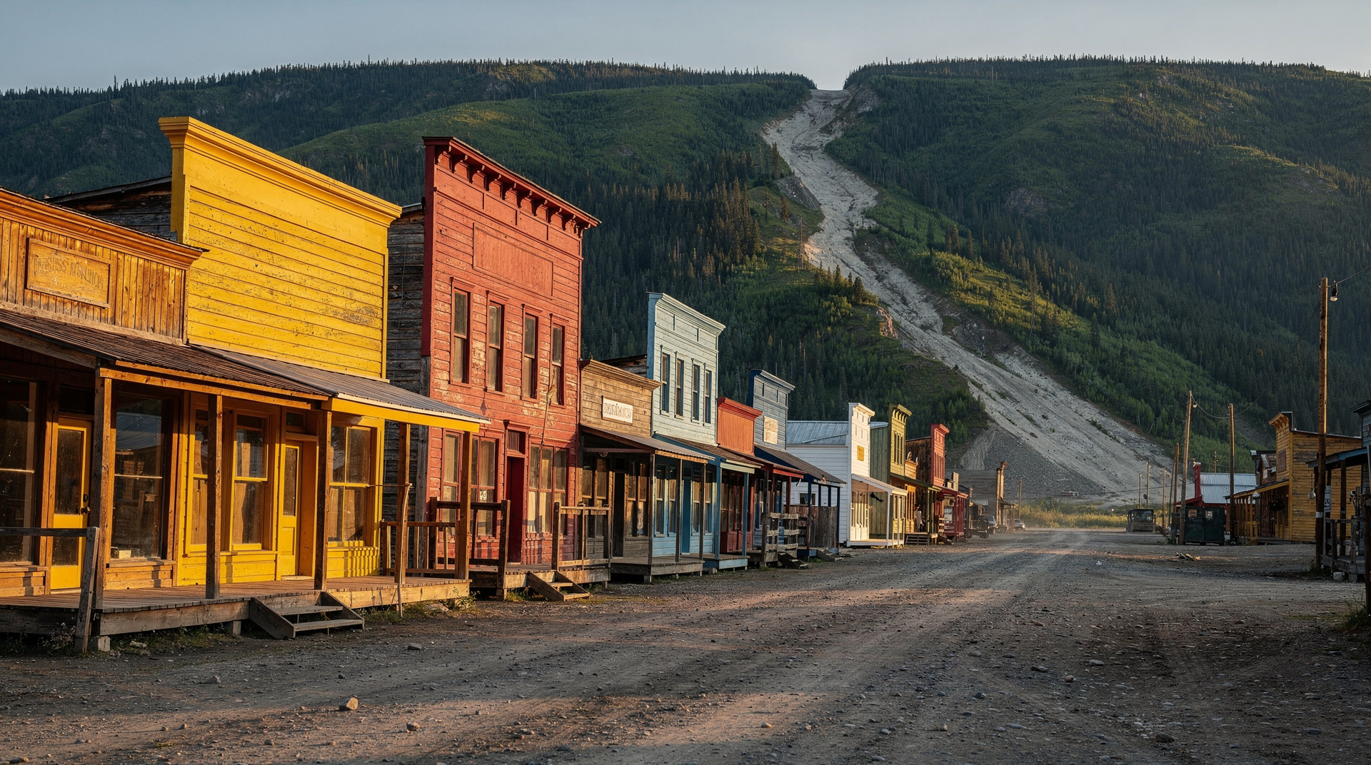 Dawson City, the Klondike heart of the Yukon.