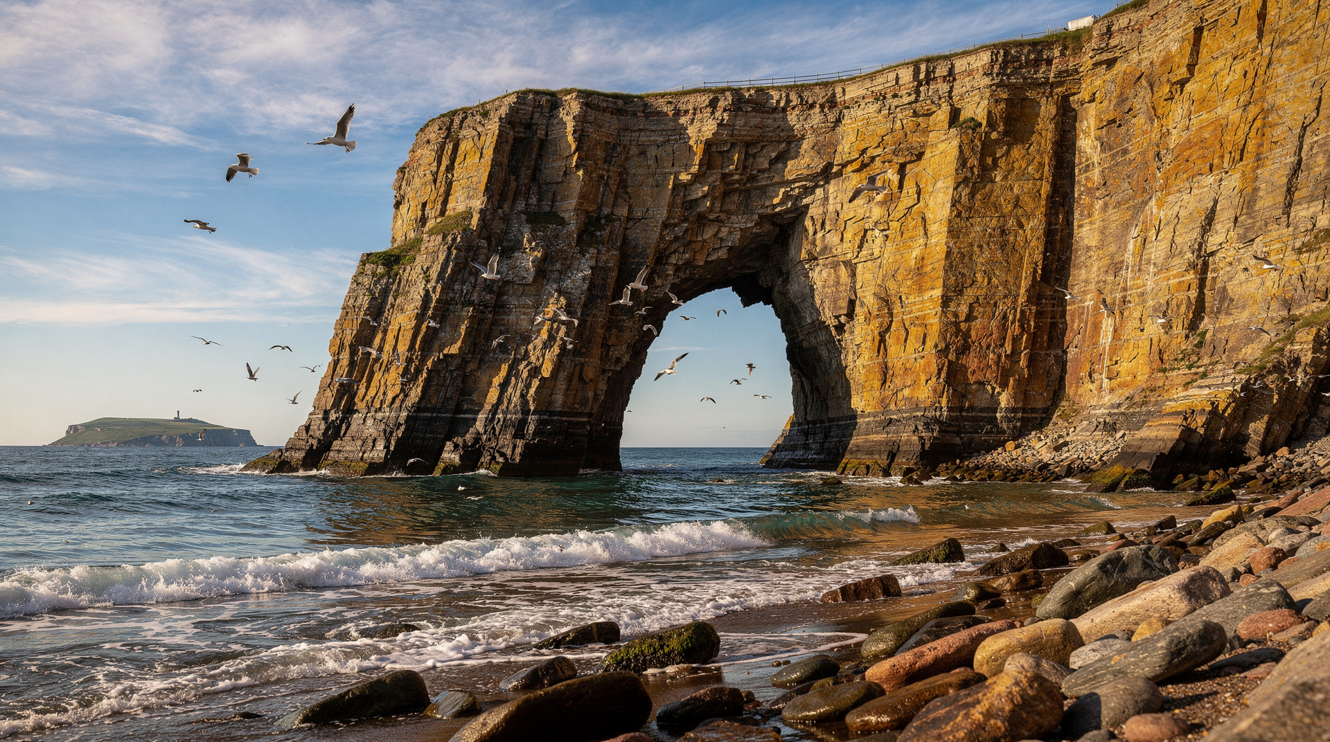 Percé Rock on the Gaspésie peninsula.