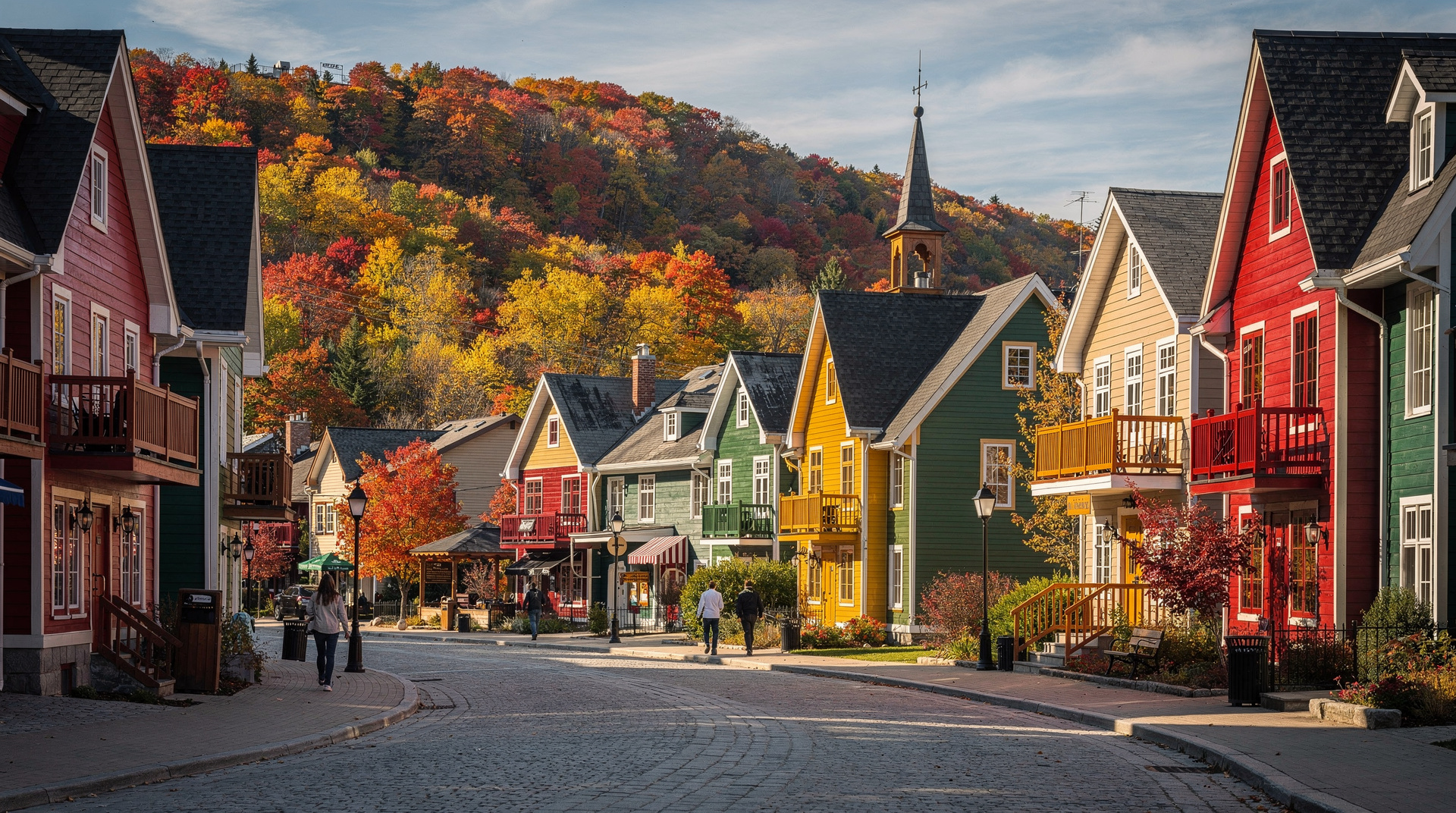 Mont-Tremblant village, the Laurentians.