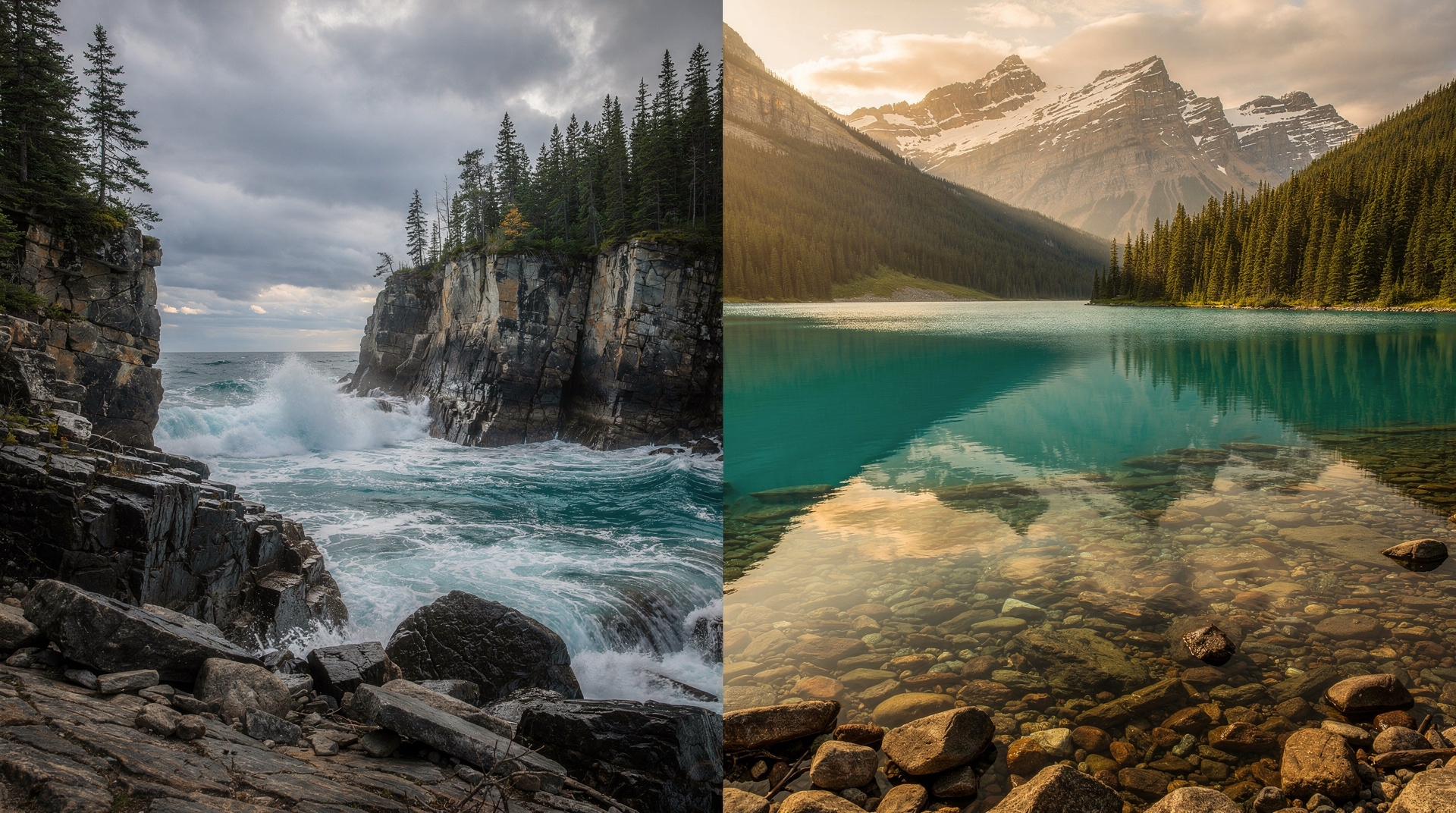 Charlevoix and Gaspésie are Quebec's two great coastal regions