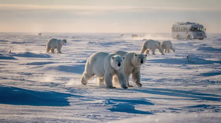 Ursos polares em Churchill: a temporada de outubro a novembro em Manitoba