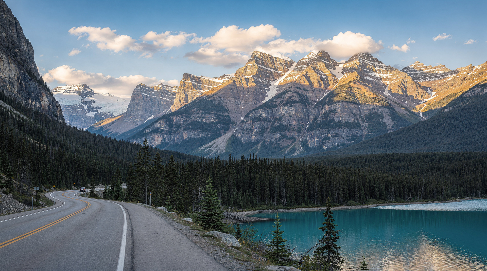 Drive the Icefields Parkway from Banff to Jasper: every stop, distances, timing, fuel stops