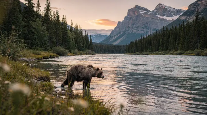 Observação de ursos grizzly na Colúmbia Britânica: melhores destinos
