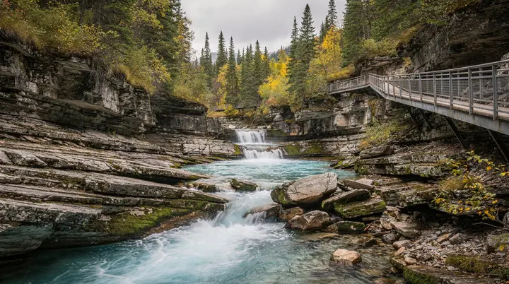 Cañón Johnston: la caminata de cascadas más visitada de Banff