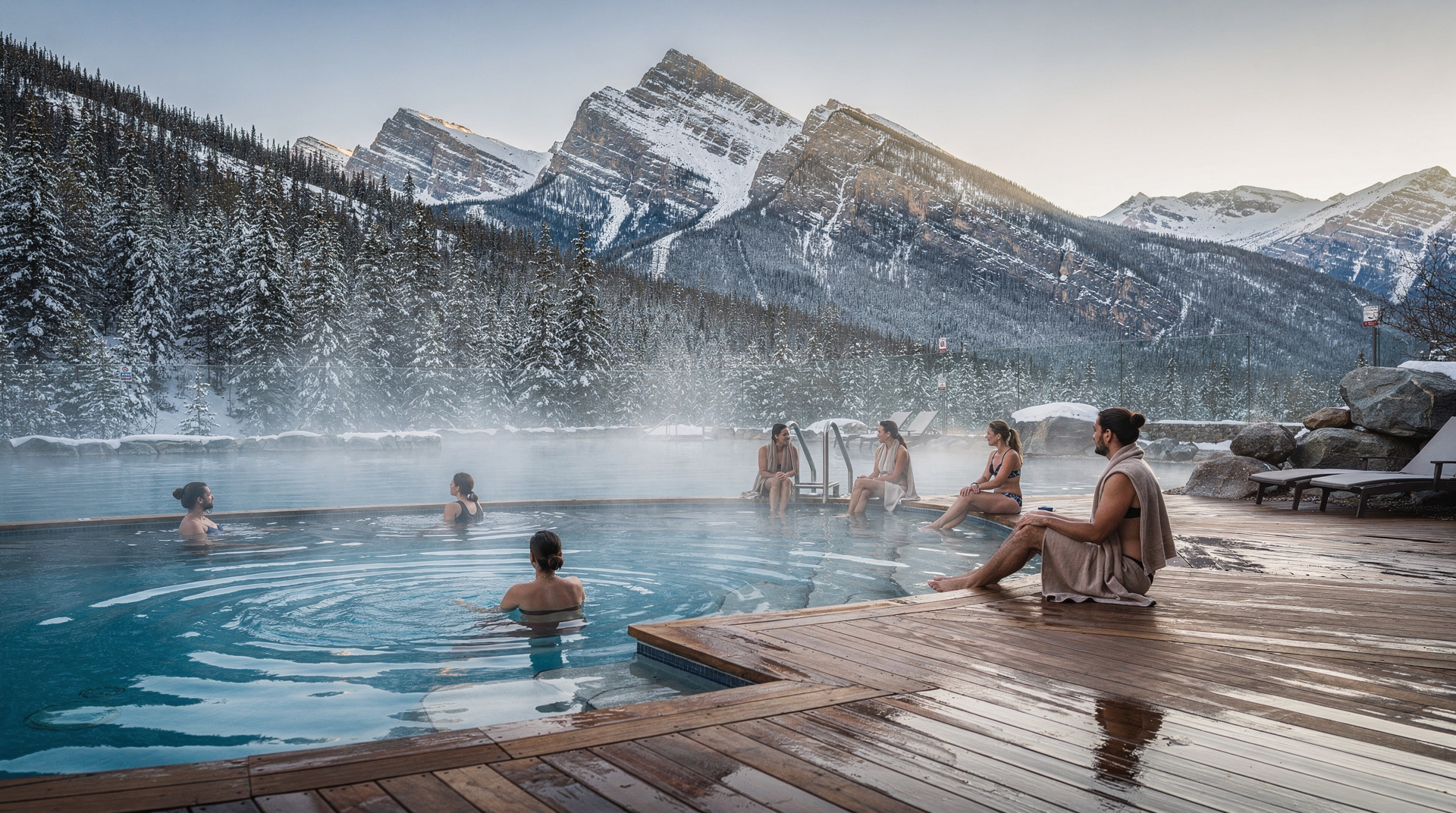 Complete guide to Miette Hot Springs in Jasper National Park: water temperature, how to get there, combining with the Sulphur Skyline hike