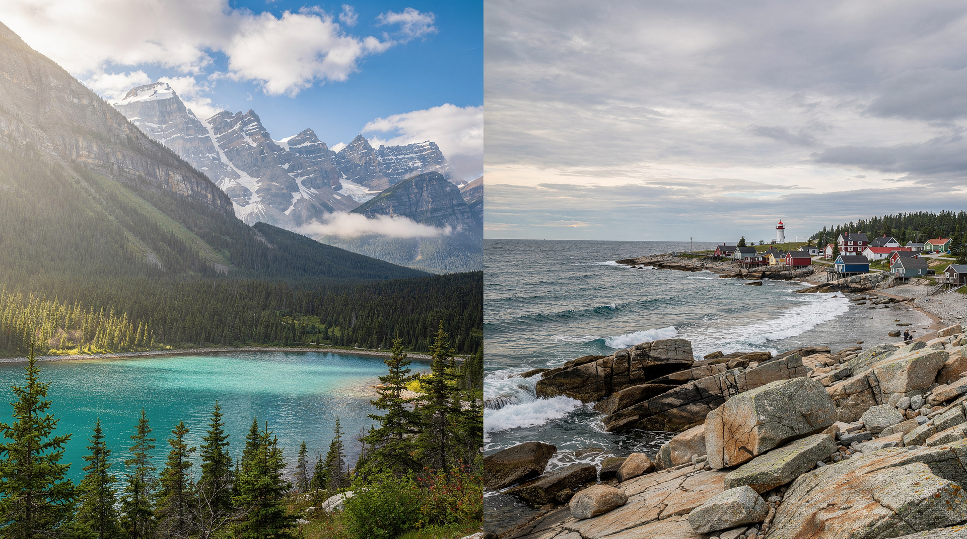 Detailed comparison of Nova Scotia and New Brunswick for visitors: scenery, wildlife, culture, food, accessibility