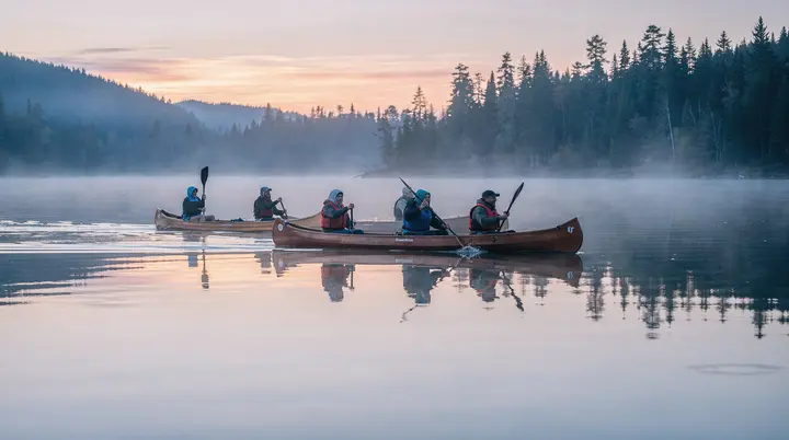 Kayak de mar en el Fiordo del Saguenay: operadores, temporadas y rutas