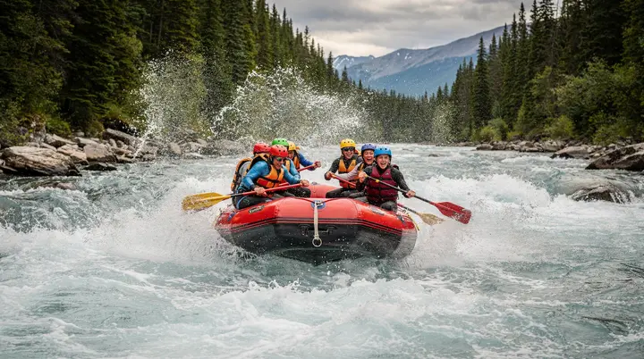 Rafting en aguas bravas en Jasper: guía del río Athabasca