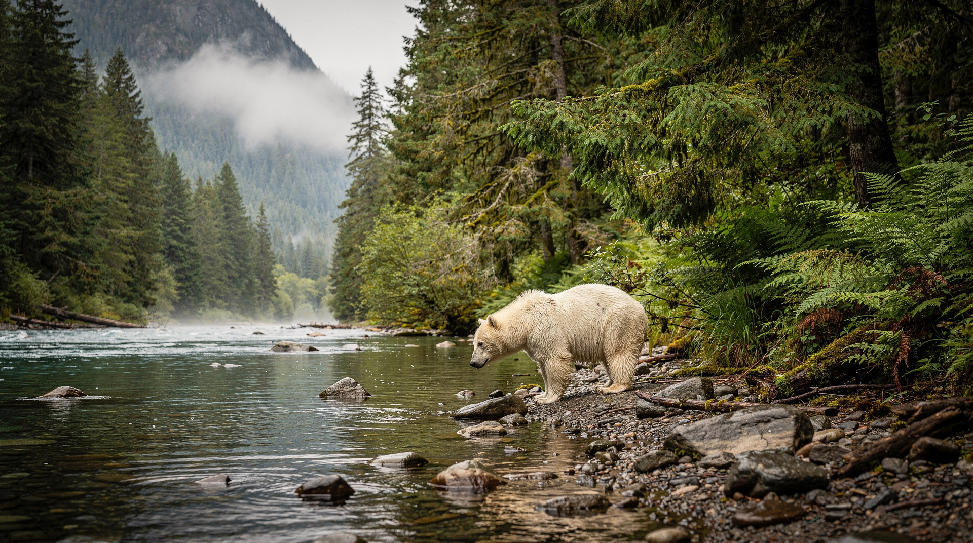 Spirit bear tours BC: finding the Kermode bear