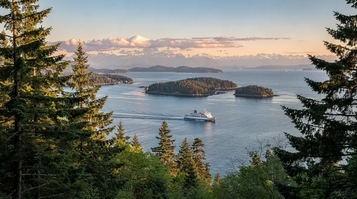 De Vancouver a Victoria: travesía en ferry, jardines y el Puerto Interior