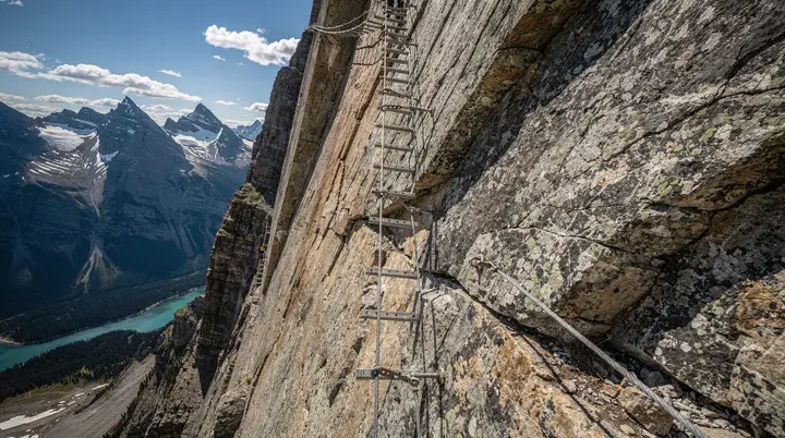Vía ferrata en el monte Norquay: todo lo que necesitas saber