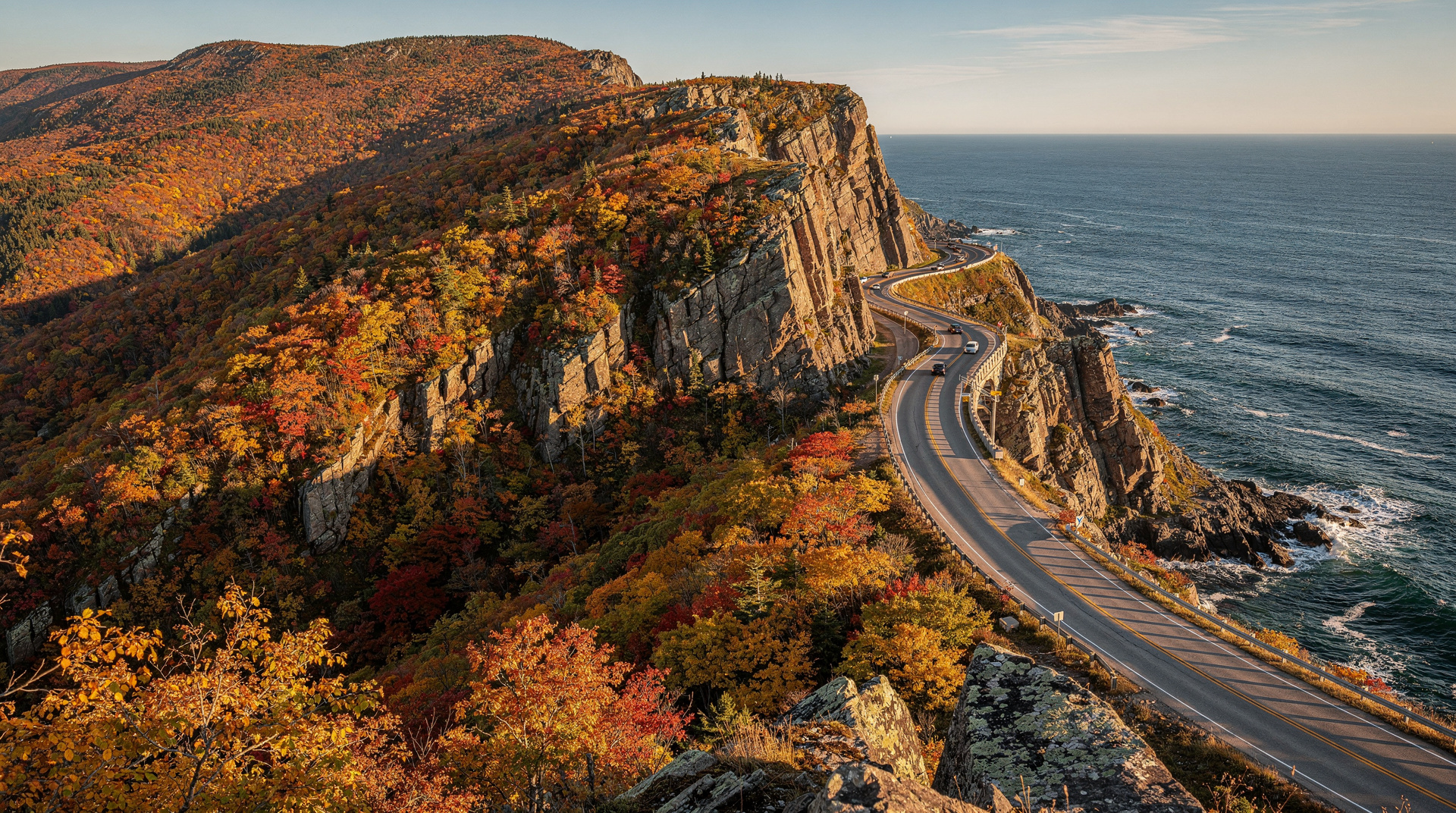 5-day Cape Breton itinerary: drive the full Cabot Trail, hike the Skyline Trail, watch whales at Pleasant Bay, and explore Baddeck and the Bras d'Or Lake.
