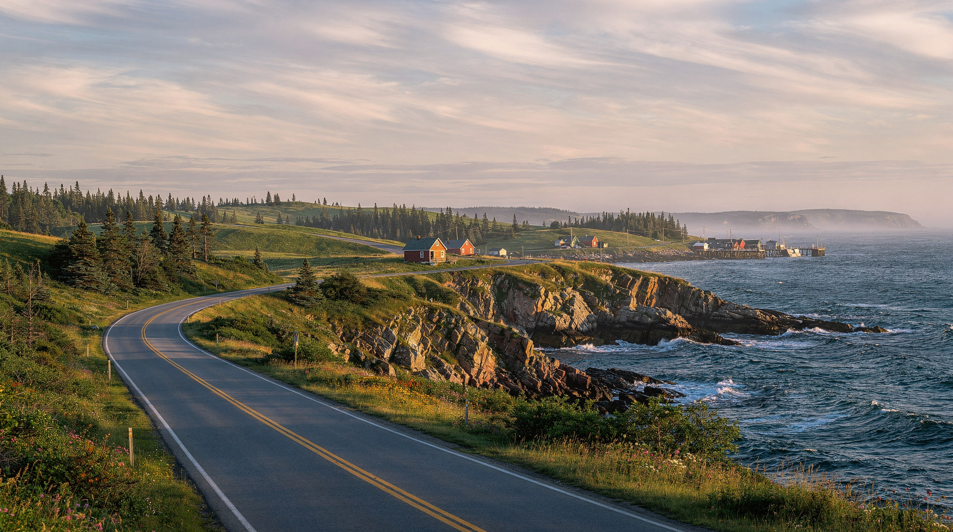 10-day Maritimes road trip: Halifax, Cabot Trail, PEI, Bay of Fundy. Full loop with Confederation Bridge, Peggy's Cove, and Hopewell Rocks.